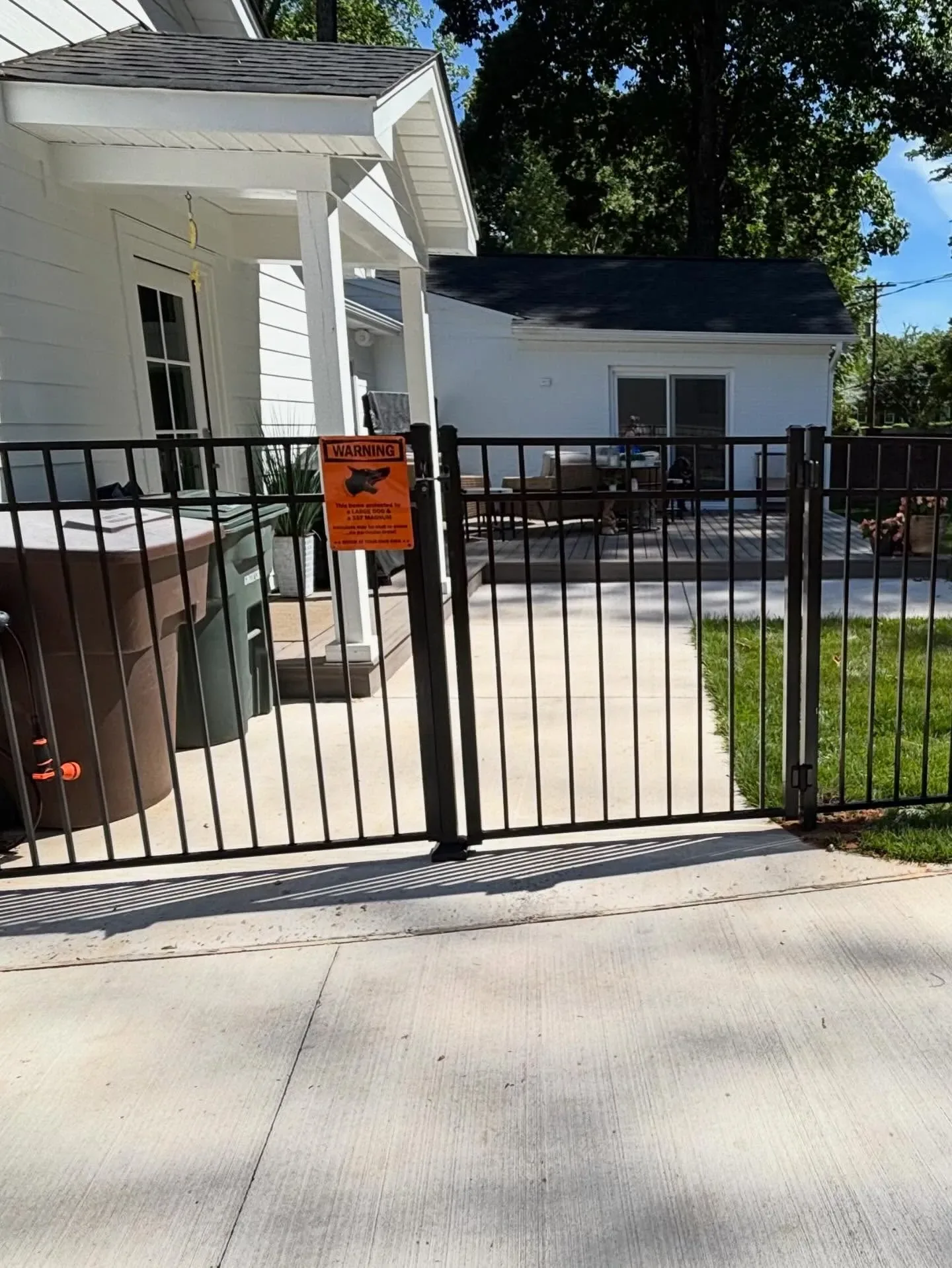 Residential Aluminum Fencing by In-Line Custom Fencing in Greensboro, NC